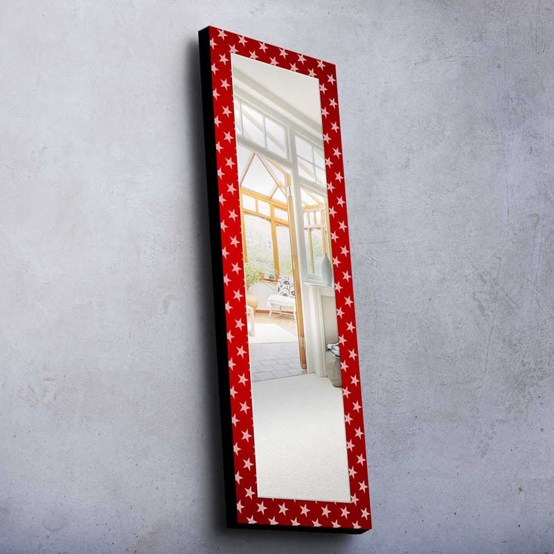 Dekorspegel Kytlym 40x120 cm Christmas - Spegelglas/Tyg/Flerfärgad - Inredning - Spegel - Väggspegel