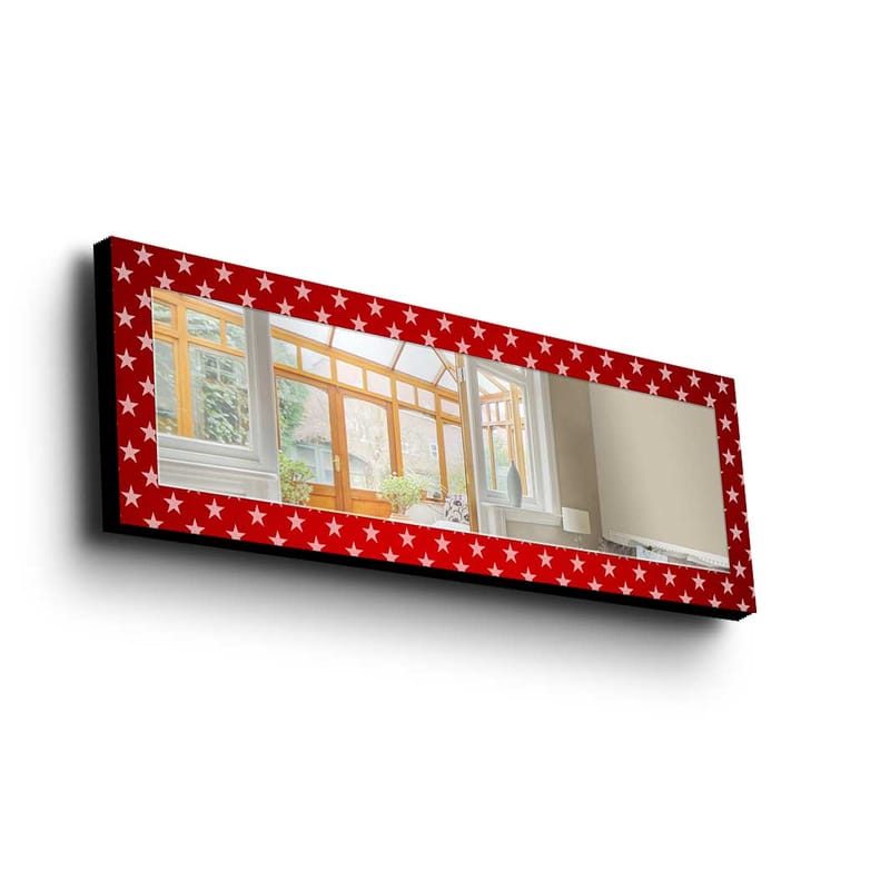 Dekorspegel Kytlym 40x120 cm Christmas - Spegelglas/Tyg/Flerfärgad - Inredning - Spegel - Väggspegel