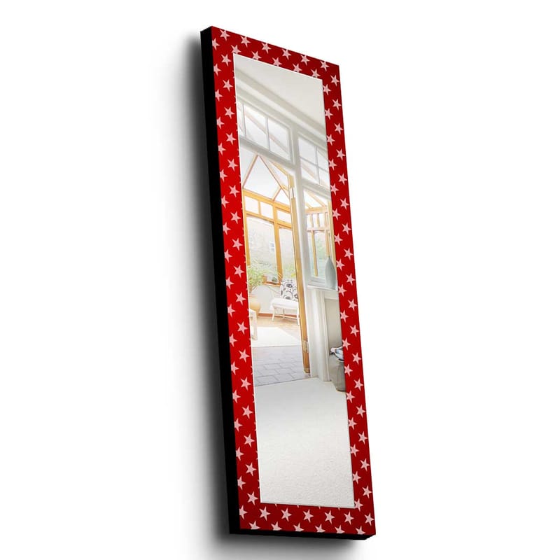 Dekorspegel Kytlym 40x120 cm Christmas - Spegelglas/Tyg/Flerfärgad - Inredning - Spegel - Väggspegel