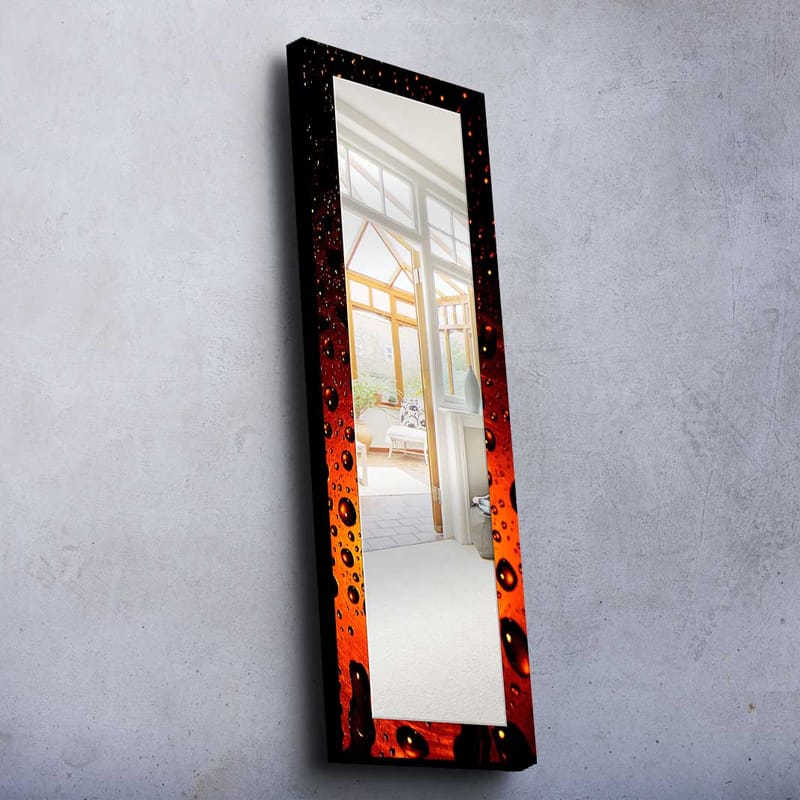 Dekorspegel Kytlym 40x120 cm Christmas - Spegelglas/Tyg/Flerfärgad - Inredning - Spegel - Väggspegel