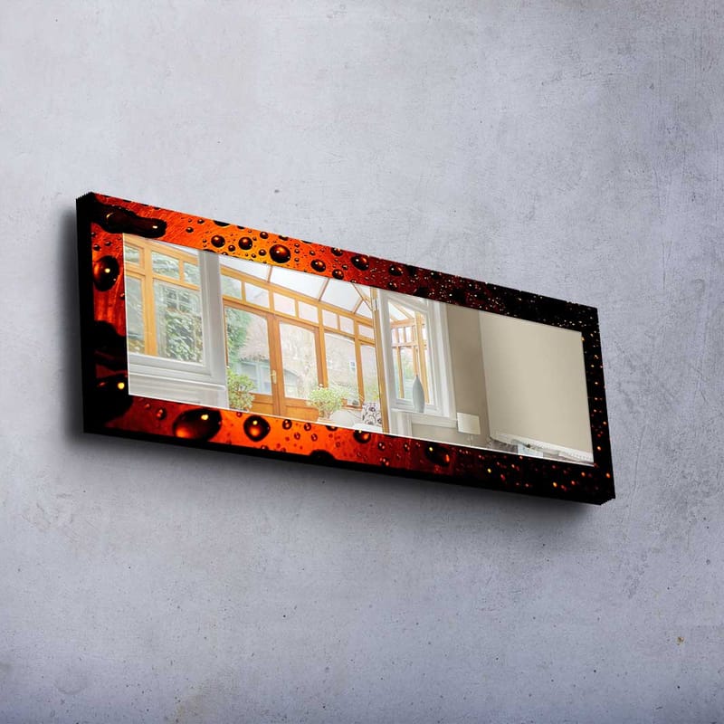 Dekorspegel Kytlym 40x120 cm Christmas - Spegelglas/Tyg/Flerfärgad - Inredning - Spegel - Väggspegel