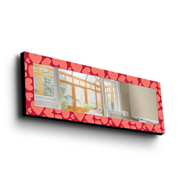Dekorspegel Kytlym 40x120 cm Christmas - Spegelglas/Tyg/Flerfärgad - Inredning - Spegel - Väggspegel