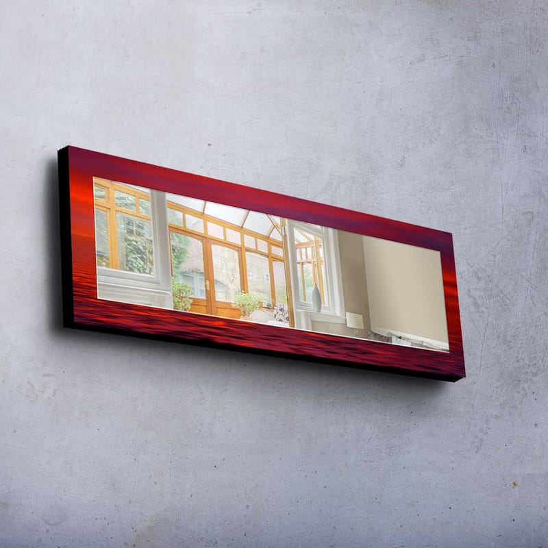 Dekorspegel Kytlym 40x120 cm Christmas - Spegelglas/Tyg/Flerfärgad - Inredning - Spegel - Väggspegel