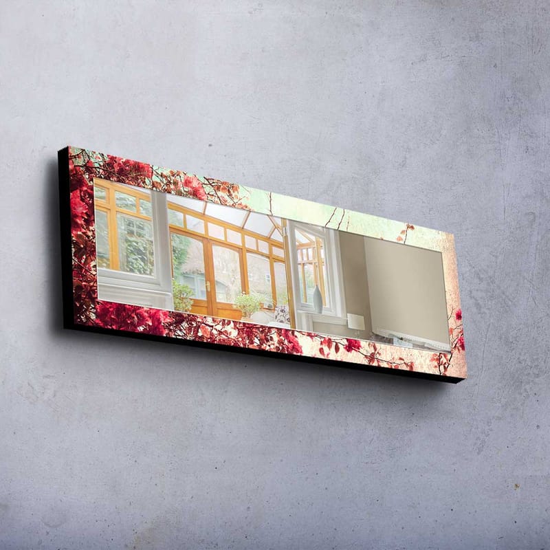 Dekorspegel Kytlym 40x120 cm Christmas - Spegelglas/Tyg/Flerfärgad - Inredning - Spegel - Väggspegel