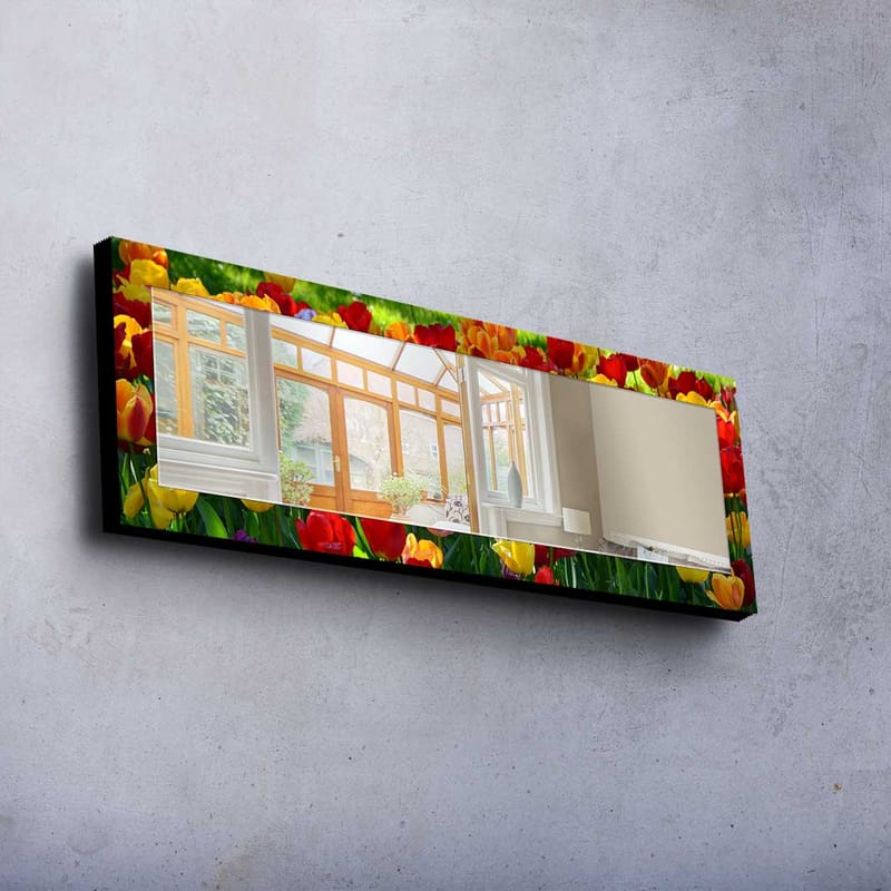 Dekorspegel Kytlym 40x120 cm Christmas - Spegelglas/Tyg/Flerfärgad - Inredning - Spegel - Väggspegel