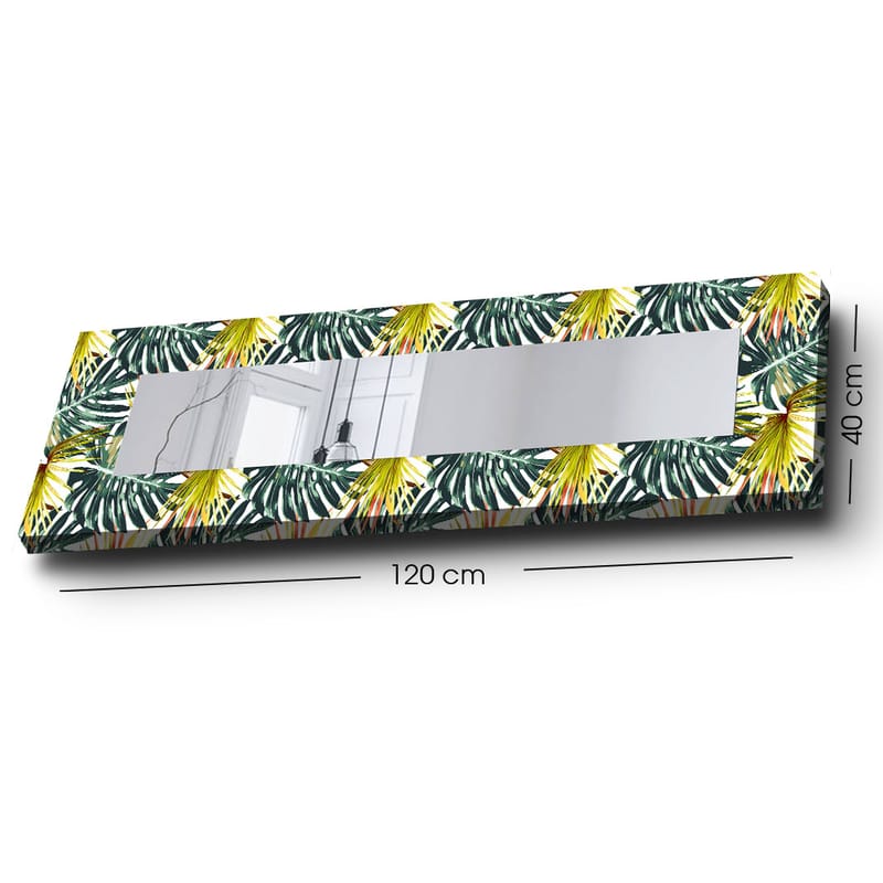 Dekorspegel Petjora 40x120 cm Christmas - Canvas/Flerfärgad - Inredning - Spegel - Väggspegel