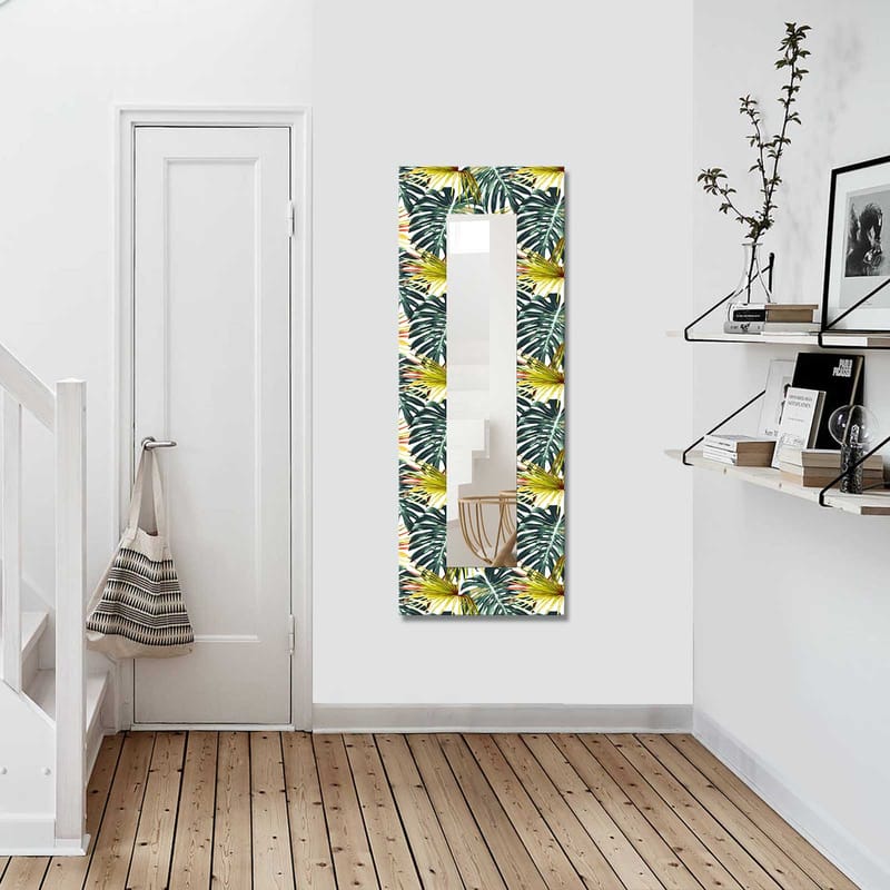 Dekorspegel Petjora 40x120 cm Christmas - Canvas/Flerfärgad - Hallspegel - Väggspegel