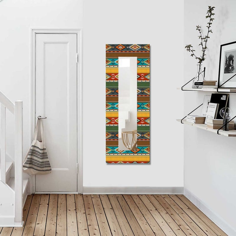 Dekorspegel Petjora 40x120 cm Christmas - Canvas/Flerfärgad - Inredning - Spegel - Väggspegel