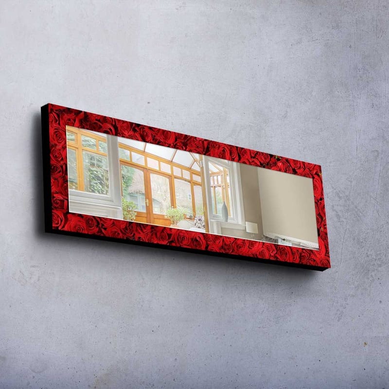 Denisova Dekorspegel 40x120 cm Christmas - Spegelglas/Tyg/Flerfärgad - Inredning - Spegel - Väggspegel