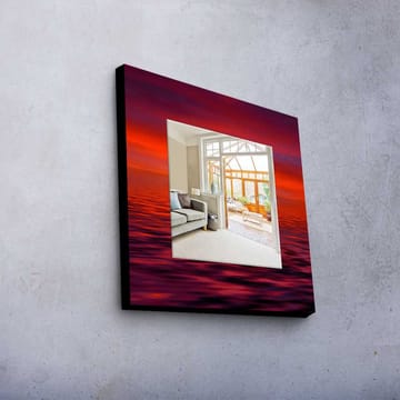 Denisova Dekorspegel 50x50 cm Christmas - Spegelglas/Tyg/Flerfärgad - Inredning - Spegel - Väggspegel