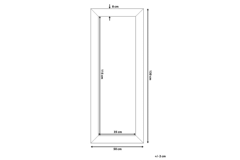 Derval Spegel 50 cm - Silver - Inredning - Spegel - Väggspegel