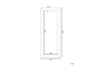 Derval Spegel 50 cm - Silver - Inredning - Spegel - Väggspegel