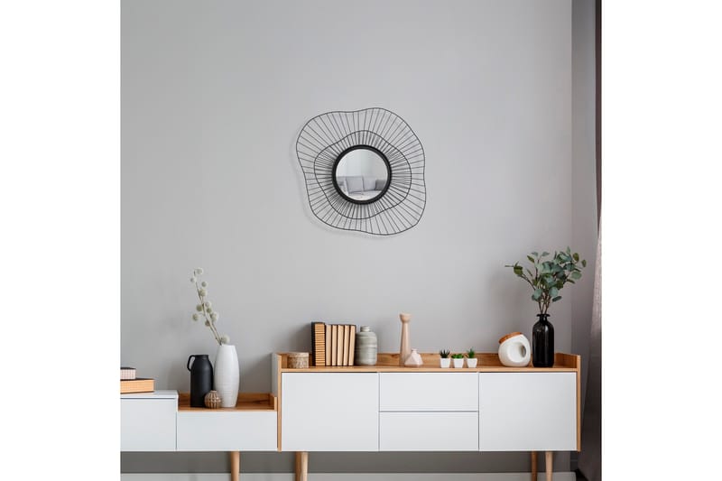 Euro Flora Spegel - Svart - Inredning - Spegel - Väggspegel