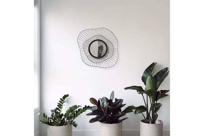 Euro Flora Spegel - Svart - Inredning - Spegel - Väggspegel