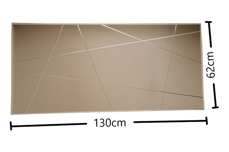 Fellwock Dekorationsspegel 62 cm - Silver - Inredning - Spegel - Väggspegel