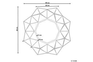 Väggspegel Gaillac - Inredning - Spegel - Hallspegel