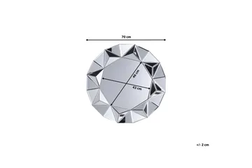 Habay Spegel 70 cm - Silver - Inredning - Spegel - Väggspegel