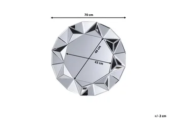 Habay Spegel 70 cm - Silver - Inredning - Spegel - Väggspegel