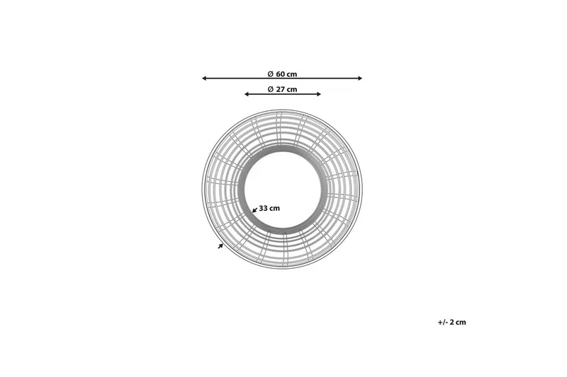 Väggspegel Hanua - Inredning - Spegel - Hallspegel