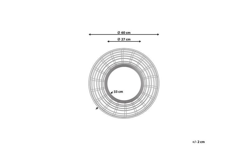 Väggspegel Hanua - Inredning - Spegel - Hallspegel