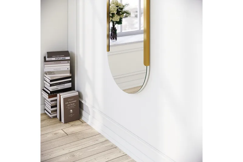 Ingang Spegel 50 cm Rektangulär - Guld - Inredning - Spegel - Väggspegel
