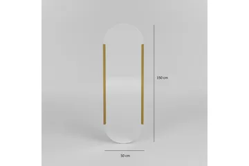 Ingang Spegel 50 cm Rektangulär - Guld - Inredning - Spegel - Väggspegel