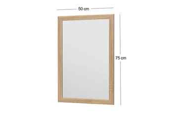 Iuydu Spegel 50 cm Rektangulär - Trä/Natur - Inredning - Spegel - Väggspegel