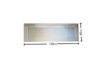 Jakerah Dekorationsspegel 120 cm - Silver - Inredning - Spegel - Väggspegel