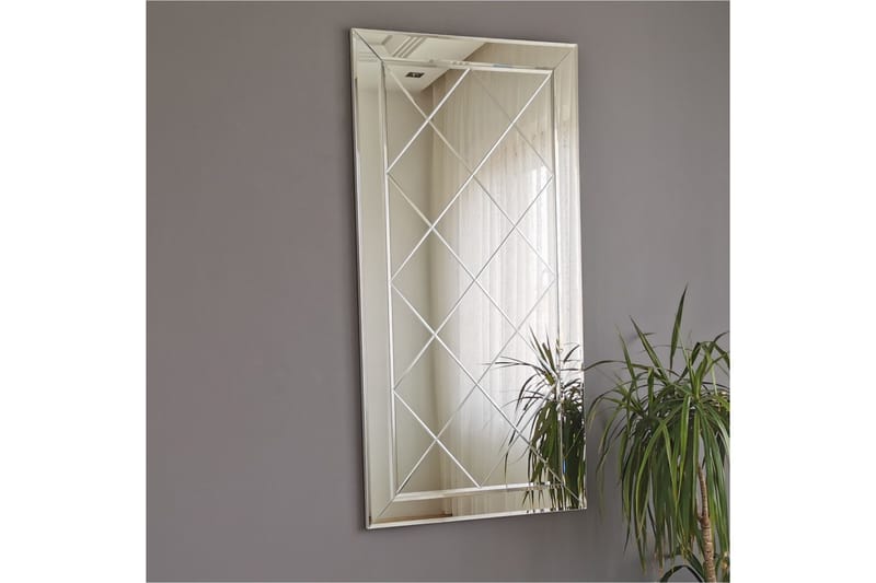 Jeremee Dekorationsspegel 130 cm - Silver - Inredning - Spegel - Väggspegel