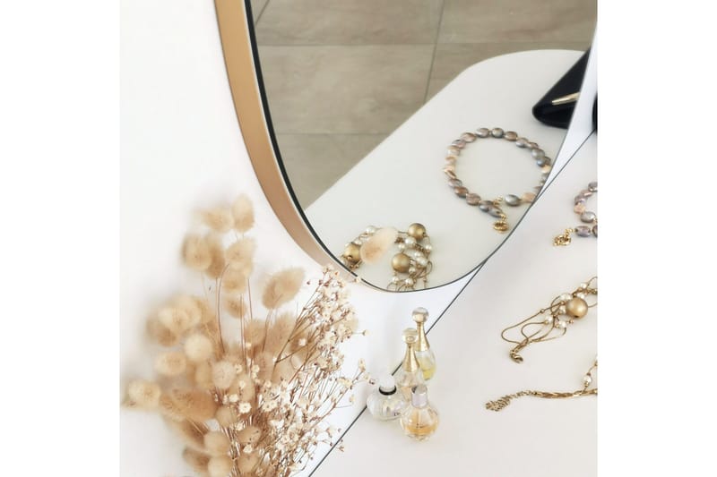 Karamea Spegel 58 cm Asymmetrisk - Guld - Inredning - Spegel - Väggspegel