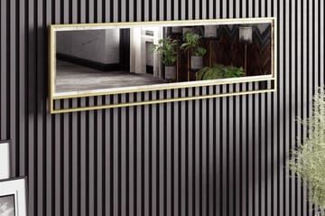 Lachasity Spegel 122 cm - Guld|Vit - Inredning - Spegel - Väggspegel