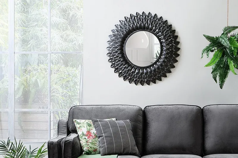 Larrau Spegel 70 cm, Silver