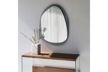Lepinas Väggspegel 75x55 cm - Grå/Härdat Glas - Inredning - Spegel - Väggspegel