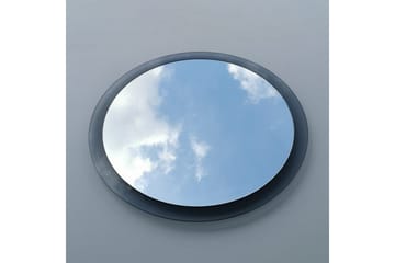 Lepinas Väggspegel Rund 65 cm - Grå/Härdat Glas - Inredning - Spegel - Väggspegel