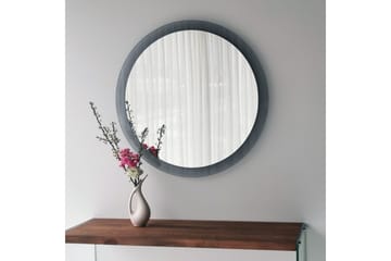 Lepinas Väggspegel Rund 65 cm - Grå/Härdat Glas - Inredning - Spegel - Väggspegel