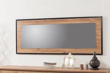 Locate Spegel 60 cm - Trä/natur/Svart - Inredning - Spegel - Väggspegel