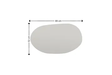 Lopi Spegel 52 cm Asymmetrisk - Svart - Inredning - Spegel - Väggspegel