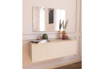 Lossa Spegel 50 cm Rektangulär - Vit - Inredning - Spegel - Väggspegel