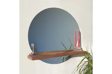 Marmol Dekorationsspegel 70 cm - Valnöt - Inredning - Spegel - Väggspegel