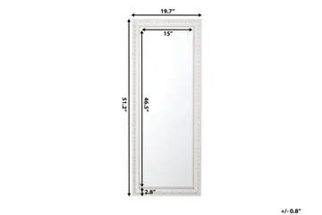 Mauleon Spegel 50 cm - Vit - Inredning - Spegel - Väggspegel