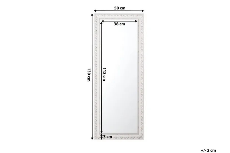 Mauleon Spegel 50 cm - Vit - Inredning - Spegel - Väggspegel