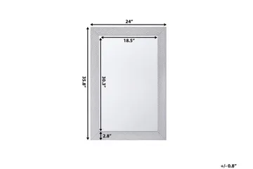 Mervent Spegel 61 cm - Silver - Inredning - Spegel - Väggspegel