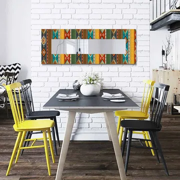 Mokhcha Dekorspegel 40x120 cm Christmas - Canvas/Flerfärgad - Inredning - Spegel - Väggspegel