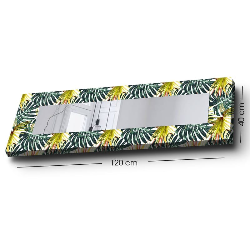 Mokhcha Dekorspegel 40x120 cm Christmas - Canvas/Flerfärgad - Inredning - Spegel - Väggspegel