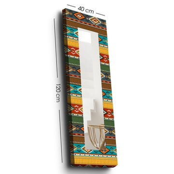 Mokhcha Dekorspegel 40x120 cm Christmas - Canvas/Flerfärgad - Inredning - Spegel - Väggspegel