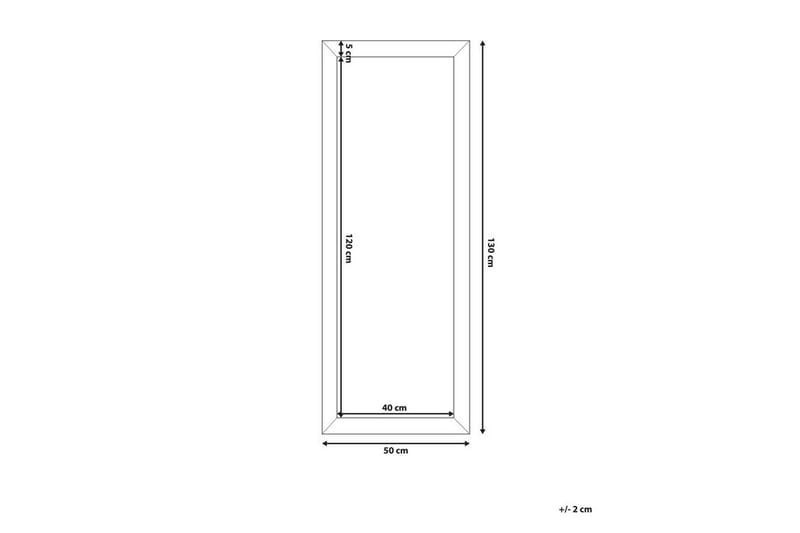 Norelia Spegel 50x130 cm - Guld - Inredning - Spegel - Väggspegel