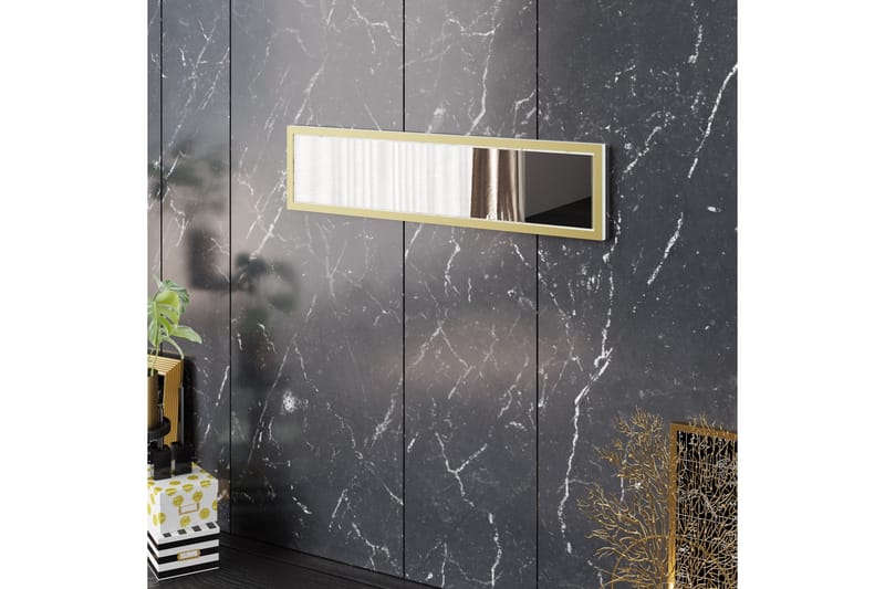 Ocotla Väggspegel 90x22 cm - Vit - Inredning - Spegel - Väggspegel