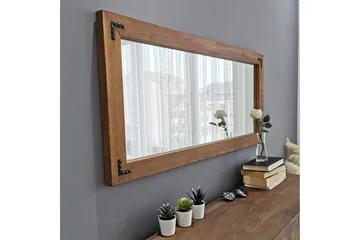 Oluwatise Dekorationsspegel 110 cm - Valnöt - Inredning - Spegel - Väggspegel
