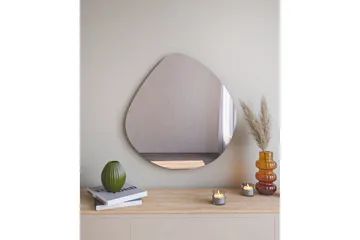 Omilo Spegel 60 cm Asymmetrisk - Svart - Inredning - Spegel - Väggspegel