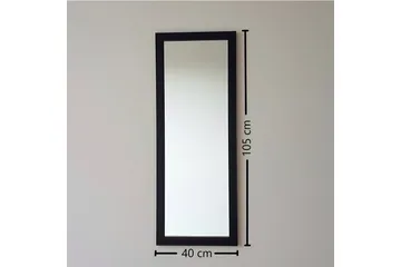 Orbe Dekorationsspegel 40 cm - Svart - Inredning - Spegel - Väggspegel